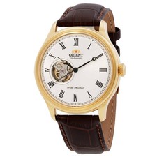 Relógio masculino Orient coração aberto automático mostrador branco AG00002W comprar usado  Enviando para Brazil