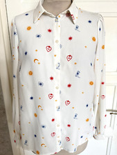 Chemise blanche imprimee d'occasion  Flers