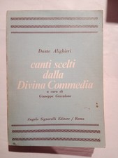 Dantistica canti scelti usato  Torino
