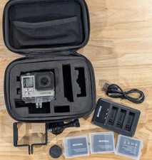 Câmera de ação GoPro HERO4 prata - Funcional, mas cosmeticamente áspera comprar usado  Enviando para Brazil