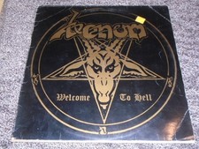 Usado, VENOM Welcome to Hell LP ORG Neat Records cover creases, lp VG+ black metal RARE comprar usado  Enviando para Brazil