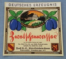 Altes schnapsetikett flaschene gebraucht kaufen  Rödental