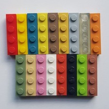 LEGO MODULEX 17 TIJOLOS 1x4 COM LOGOTIPO LEGO EM TACHAS comprar usado  Enviando para Brazil