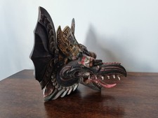 Drachenkopf wandmaske bali gebraucht kaufen  Celle