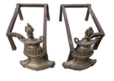 Antica coppia alari usato Antica coppia alari usato  Pettinengo