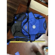 Mochila salva-vidas Tyr National piscina e parque aquático azul/preta esportes de natação comprar usado  Enviando para Brazil