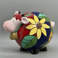 Whimsical ceramic cow for sale  College Station