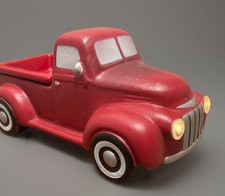 Usado, Aquecedor de cera vintage-Intertek caminhão vermelho com faróis que acendem. Caprichoso!! comprar usado  Enviando para Brazil