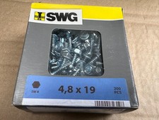 Bohrschrauben 8x19mm swg gebraucht kaufen  Lotte