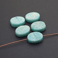 Flat oval amazonite for sale  Davisburg