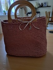 Handmade crochet tote for sale  PEMBROKE DOCK