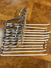 Lote pesado de 12 cabides armário personalizado de borracha de aço Taiwan vintage comprar usado  Enviando para Brazil