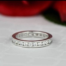 Moissanite channel set for sale  Winston Salem