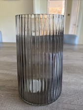 Smoky ribbed glass for sale  FOLKESTONE