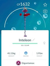 1x Gigantamax Inteleon Trade Pokémon Go comprar usado  Enviando para Brazil