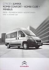 269906) Citroen Jumper Kombi - Preisliste & Extras - Prospekt 11/2009 comprar usado  Enviando para Brazil