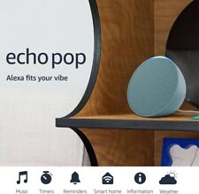 Usado, Amazon Echo Pop Smart Speaker Midnight Teal Latest 2024 Alexa NUNCA USADO* comprar usado  Enviando para Brazil