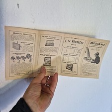 Meccano 1916 boite d'occasion Meccano 1916 boite d'occasion  Lyon IV