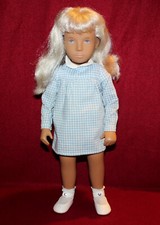Usado, Boneca Sasha Vintage 16" 107 Loira Gingham, Olhos Azuis, Com Etiqueta, Sem Caixa, Inglaterra. comprar usado  Enviando para Brazil