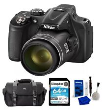Câmera Digital Nikon Coolpix P600 Preta Zoom 60x, 64GB SDXC + Bolsa e Kit de Limpeza, usado comprar usado  Enviando para Brazil