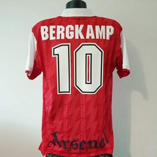 Bergkamp arsenal shirt for sale  LOWESTOFT