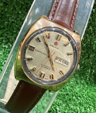 1980 Vintage Felca Cosmo 2001 Relógio Automático 25 Joias Dia/Data Masculino 38mm comprar usado  Enviando para Brazil