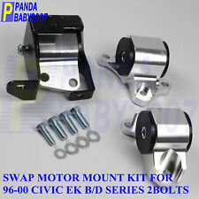 Kit de montagem de motor cromado para 96-00 Civic EK B D Series B16 D16 2 parafusos troca comprar usado  Enviando para Brazil