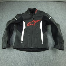 Usado, Jaqueta de motocicleta Alpinestars couro fluxo de ar mais rápido V3 preta masculina EUA 38 EUR 48 comprar usado  Enviando para Brazil