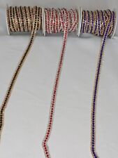 Crystal rhinestone trim for sale  LONDON