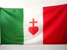 Bandiera italia sacro usato  Roma
