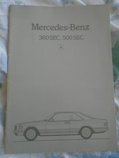 Mercedes 380sec 500sec for sale  KINGS LANGLEY
