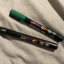 Posca green black for sale  BUSHEY