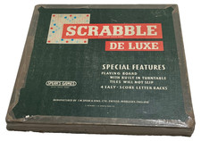 Scrabble deluxe game for sale  BRADFORD