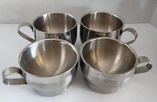  4 copos resistentes de aço inoxidável para mochila acampamento com alça Leia Desc. comprar usado  Enviando para Brazil