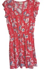 Usado, Vestido Loft Outlet Feminino LP Manga Cap Floral Vermelho Babado Verão Cuidado Fácil comprar usado  Enviando para Brazil