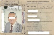 Tessera postale castelli usato  Italia
