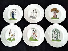 Assiettes dessert porcelaine d'occasion  Rivery