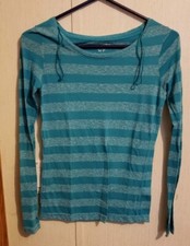 Camiseta Aeropostale marca original pequena listrada azul manga comprida  comprar usado  Enviando para Brazil