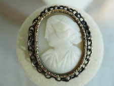 Broche camee ancien d'occasion  Tocane-Saint-Apre