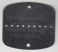 Plaque identité militaire d'occasion  Charleville-Mézières