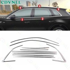 Para Audi Q5 SQ5 2018-2024 prata titânio peitoril de janela moldura tira acabamento Stiker comprar usado Para Audi Q5 SQ5 2018-2024 prata titânio peitoril de janela moldura tira acabamento Stiker comprar usado  Enviando para Brazil