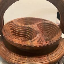 Carved wooden collapsible for sale  Rockport