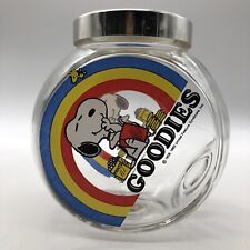Vintage glass snoopy for sale  NEWBURY
