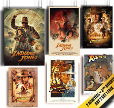 Poster indiana jones d'occasion  Chailly-en-Bière