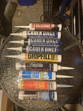 Caulk silicone adhesive for sale  DUNMOW