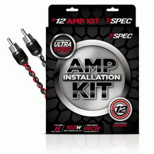 Kit completo de instalação amplificador T-Spec V12-8RAK 8 AWG 950W com cabo RCA novo comprar usado  Enviando para Brazil