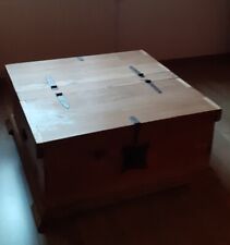Rustikaler truhen couchtisch gebraucht kaufen  Aue