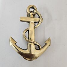 Nautical brass anchor for sale  Hollis Center