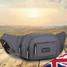 Bolsa de cintura de náilon bolsa esportiva multibolsos impermeável grande capacidade para homens mulheres comprar usado  Enviando para Brazil