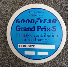 Original 1970s goodyear for sale  OLDBURY